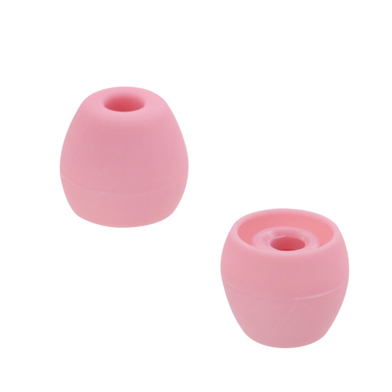 ALXCD Eartips Compatible with BeatsX in-Ear Earbuds, 8 Pair S/M/L & Double Flange Soft Silicone Earbuds Tips, Compatible with Beats by Dr. Dre BeatsX [8 Pair/Pink] - Image 3